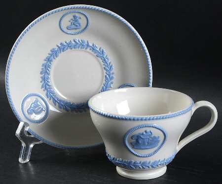 WW503 Footed Cup & Saucer Set