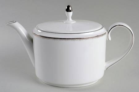 Silver Aster Teapot & Lid