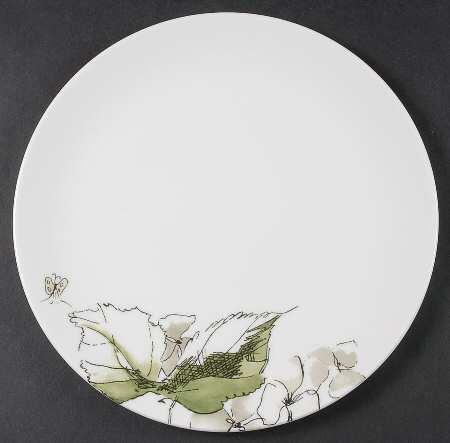 Floral Leaf Salad Plate