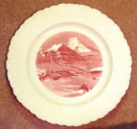 WW505 Red Dinner Plate