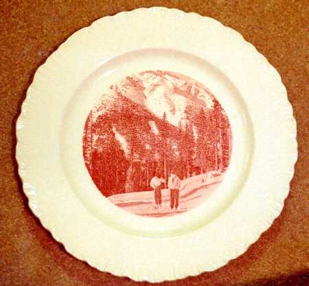 WW505 Red Dinner Plate