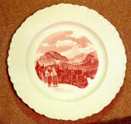 WW505 Red Dinner Plate