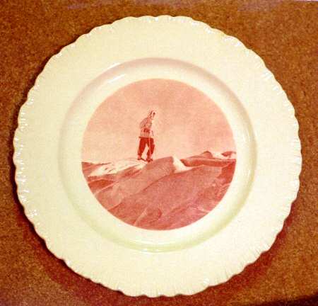 WW505 Red Dinner Plate
