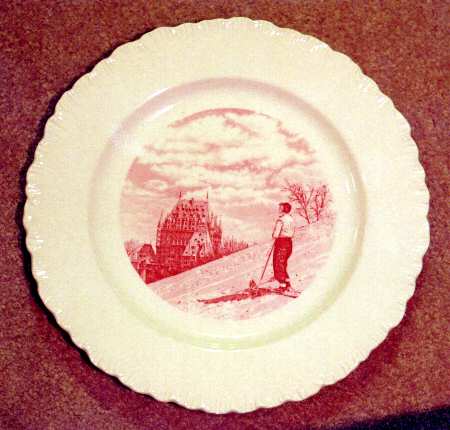 WW505 Red Dinner Plate