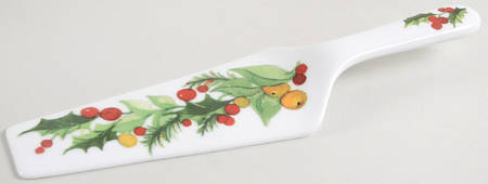 Holiday Jubilee Solid Ceramic Pie/Cake Server by Williamsburg