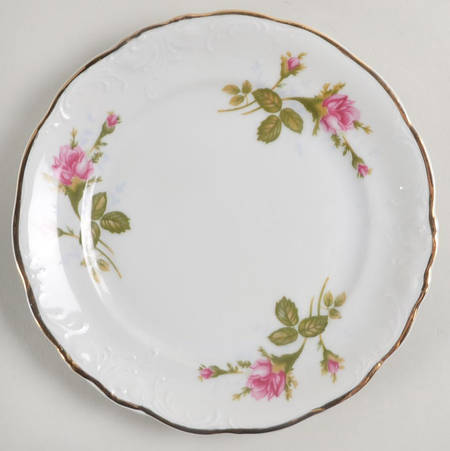 Pompadour Rose Bread & Butter Plate