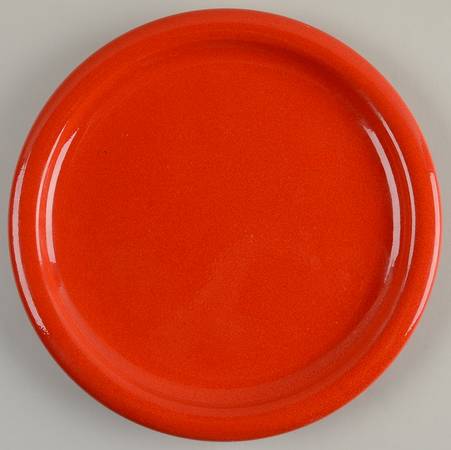 WAE34 Red Salad Plate