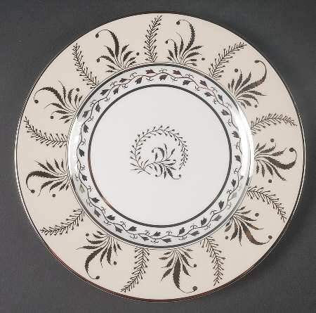 Meadow Silver Accent Salad Plate