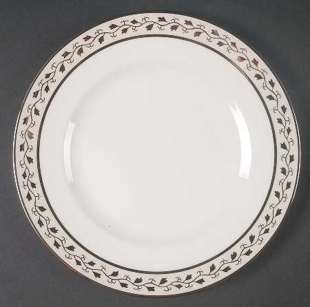 Meadow Silver Salad Plate