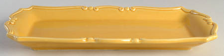 Scallop Dijon 15" Rectangular Serving Platter