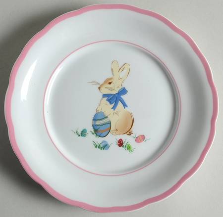Spring Bunny Salad/Dessert Plate