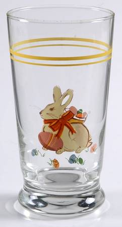 Spring Bunny 10 Oz Glassware Tumbler