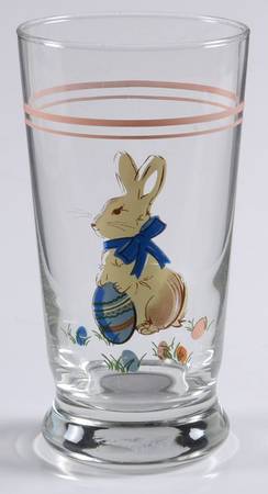 Spring Bunny 10 Oz Glassware Tumbler
