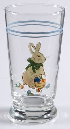 Spring Bunny 10 Oz Glassware Tumbler