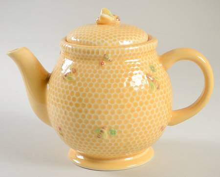 Honeybee Teapot & Lid