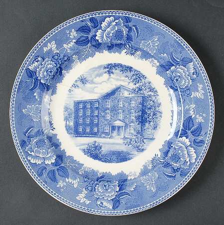 Wake Forest College Blue Dinner Plate