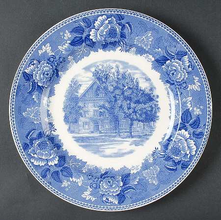 Wake Forest College Blue Dinner Plate