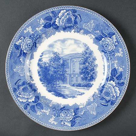 Wake Forest College Blue Dinner Plate