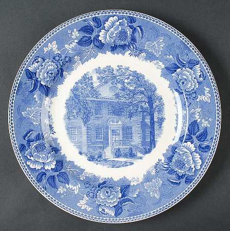 Wake Forest College Blue Dinner Plate