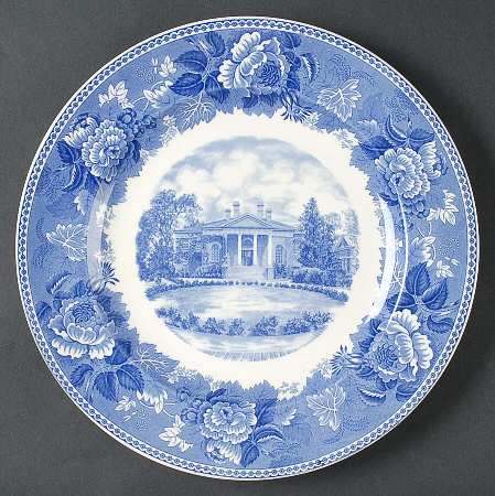 Wake Forest College Blue Dinner Plate