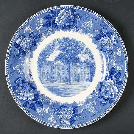 Wake Forest College Blue Dinner Plate