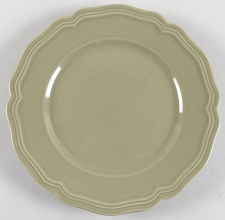 Baroque Green Luncheon Plate