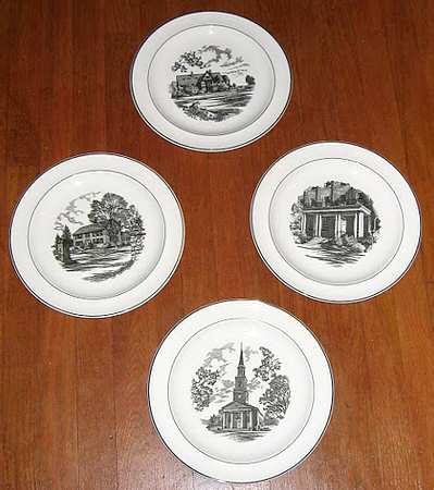 Ethel Walker Scholl Black Dinner Plate