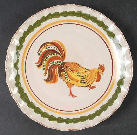 Tuscan Rooster Salad Plate by Williams-Sonoma
