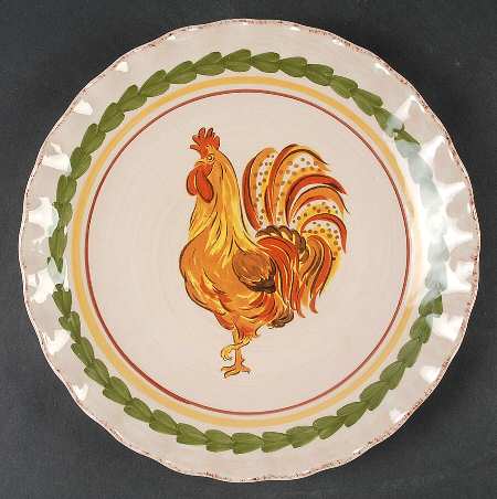 Tuscan Rooster Salad Plate by Williams-Sonoma