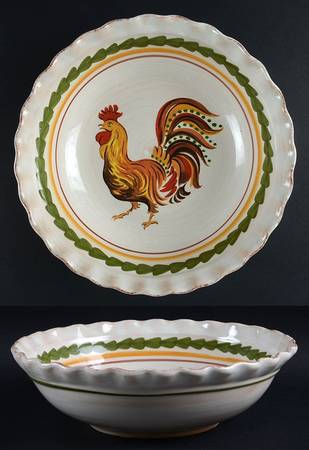 Tuscan Rooster 9" Soup/Pasta Bowl