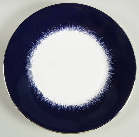 Jasper Conran Navy Fringe Bread & Butter Plate