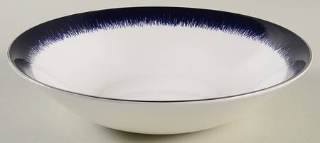 Jasper Conran Navy Fringe Coupe Cereal Bowl