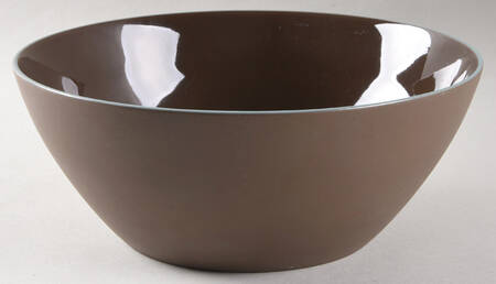 Nature's Canvas Clay (Brown) 9" Salad Serving Bowl