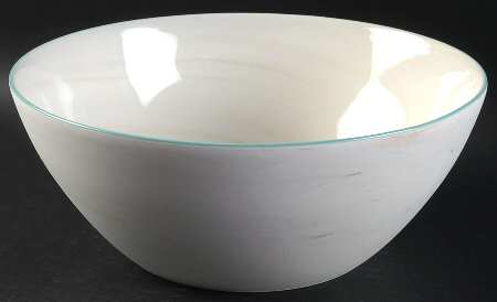 Nature's Canvas Marble 10" Large Salad Serving Bowl