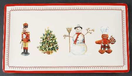 Christmas Icon 16" Rectangular Serving Platter by Williams-Sonoma