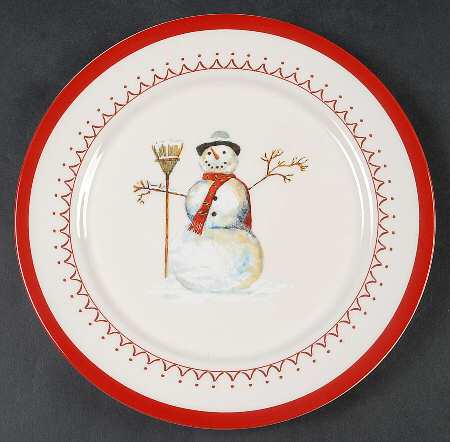 Christmas Icon Salad Plate