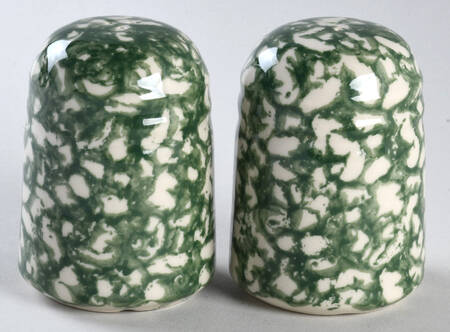 Green Sponge Salt & Pepper Set