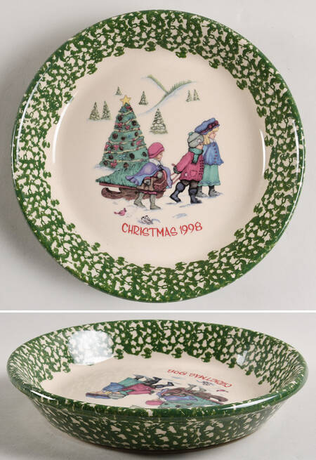 Green Sponge 9" Pie Baking Plate