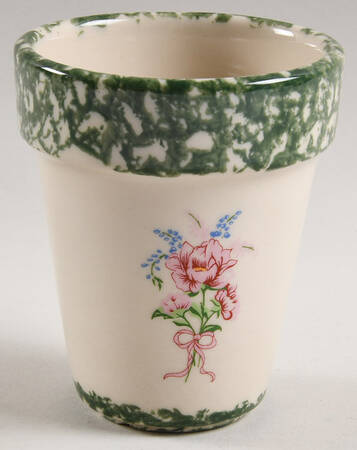 Green Sponge 4" Flower Pot