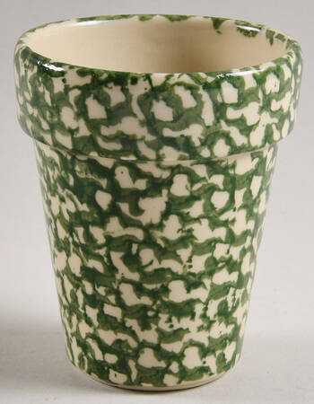 Green Sponge 4" Flower Pot