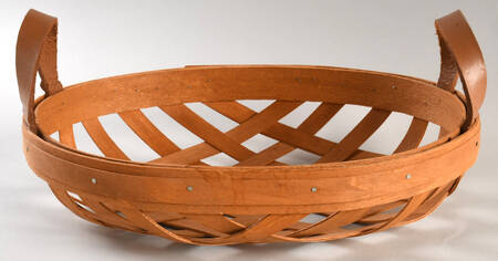 Green Sponge Wood Basket for 12" Oval Vegetable Bowl