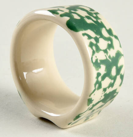 Green Sponge Napkin Ring