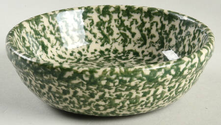 Green Sponge Coupe Cereal Bowl