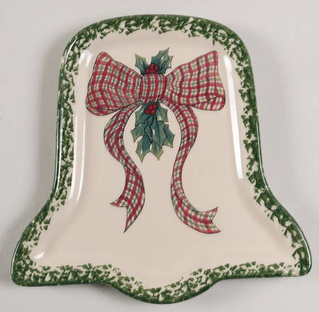 Green Sponge Bell Shaped Plate