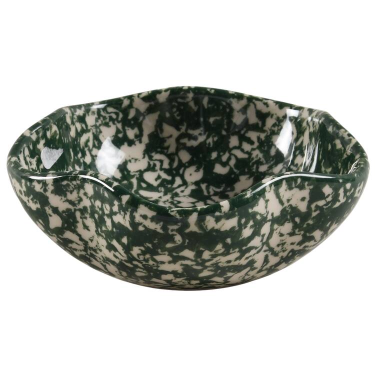 Green Sponge 5" Petal Bowl