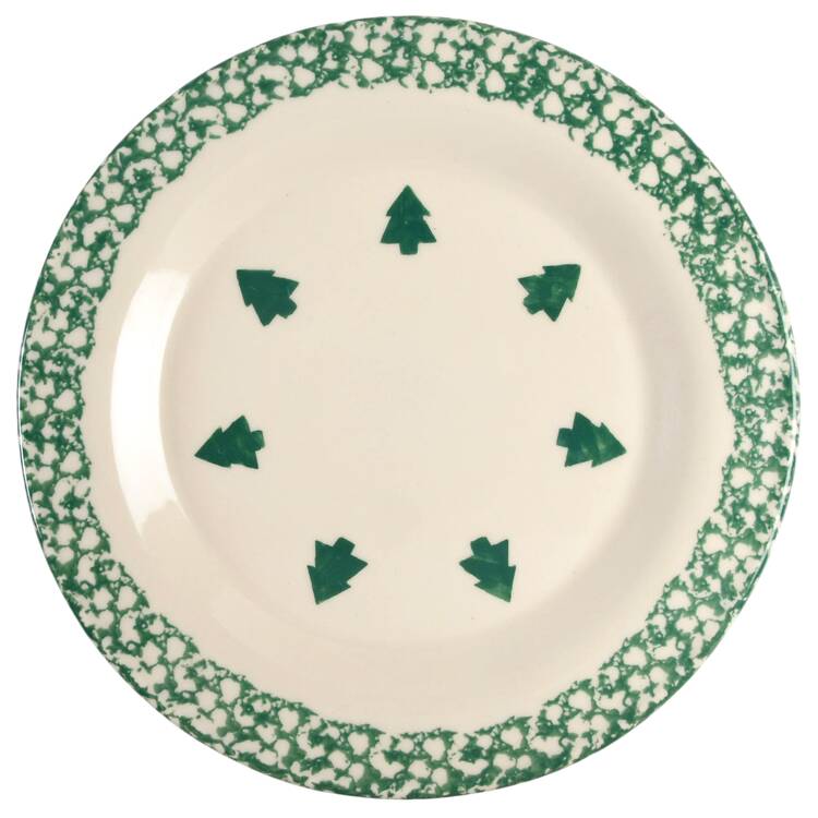 Green Sponge Dinner Plate