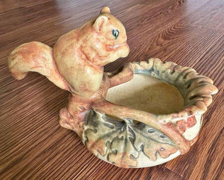Woodcraft Figural Bowl