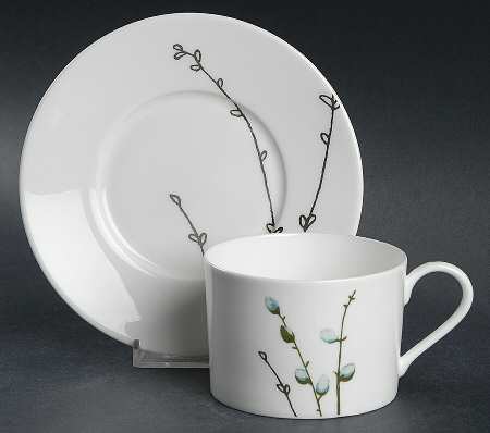 Willow Flat Cup & Saucer Set