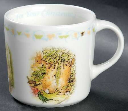 Peter Rabbit Christening Child's Mug