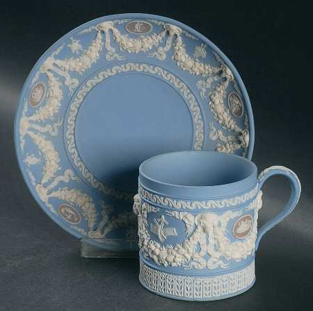 Cream Color &amp; Lilac on Lavender by Wedgwood
